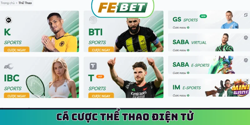 cá cược thể thao điện tử